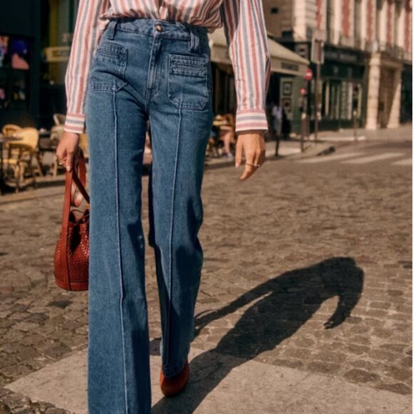 Sezane Augusto Trousers - Picture 1 of 6